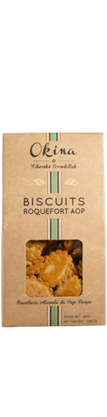 Biscuits Fromage Roquefort AOP 