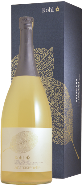 Bergapfelsaft Ananasrenette Grand Cru MAGNUM Geschenkbox 