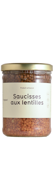 Saucisses aux lentilles 